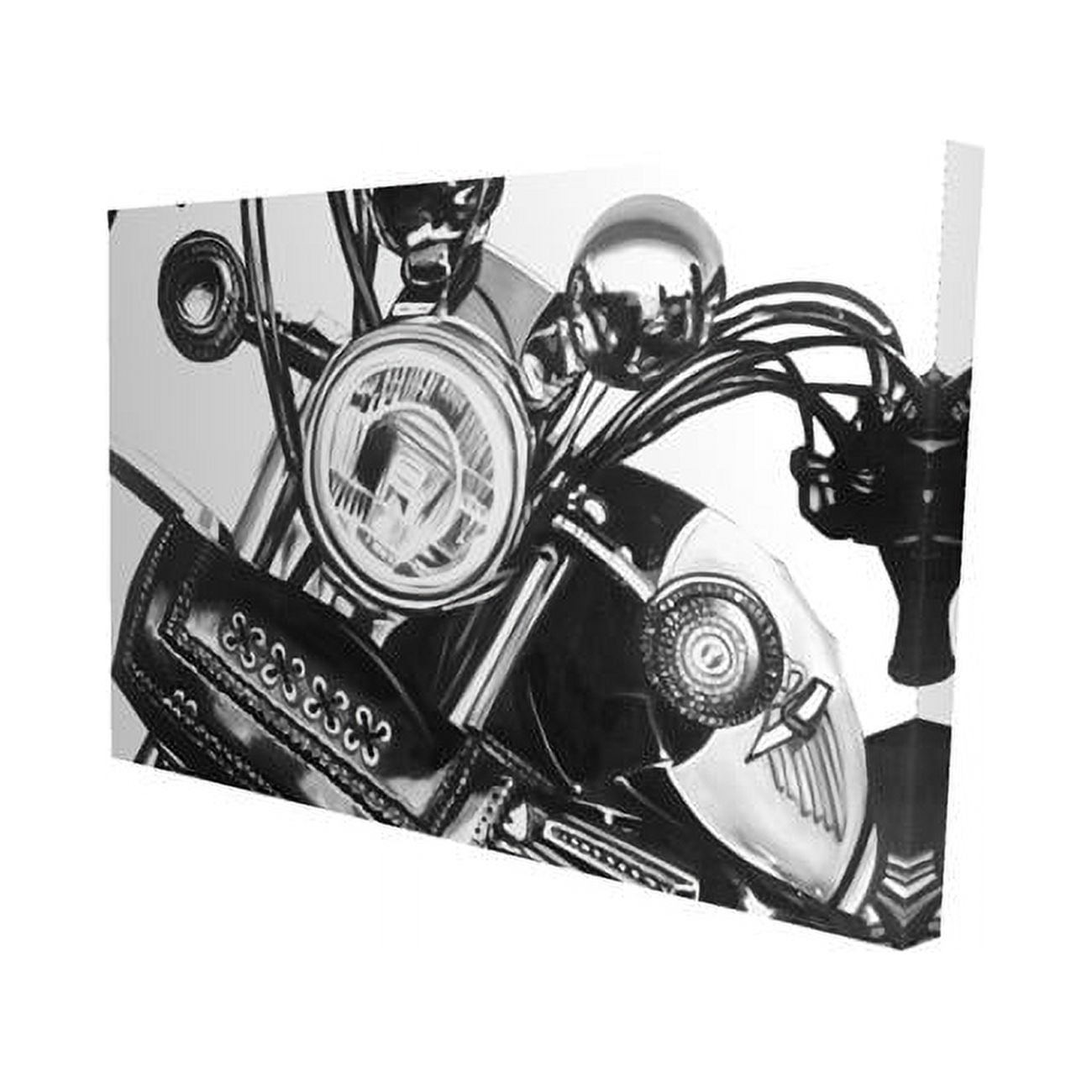 20 x 30 in. Realistic Motorcycle-Print on Canvas