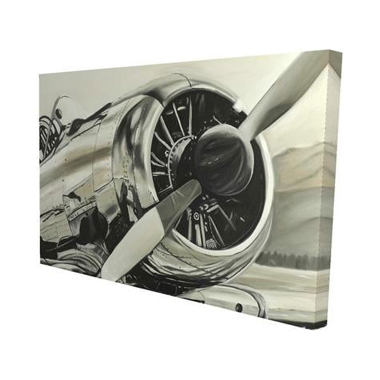 20 x 30 in. Vintage Aircraft-Print on Canvas