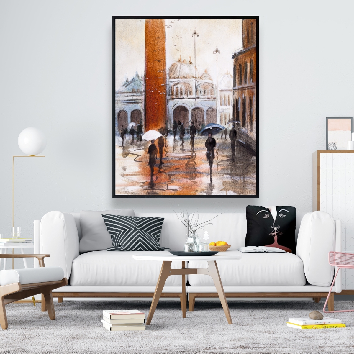 C1FC48606E0CXZ 48 x 60 in. St Marks Square Venice Canvas - Elegant Home Decor Art