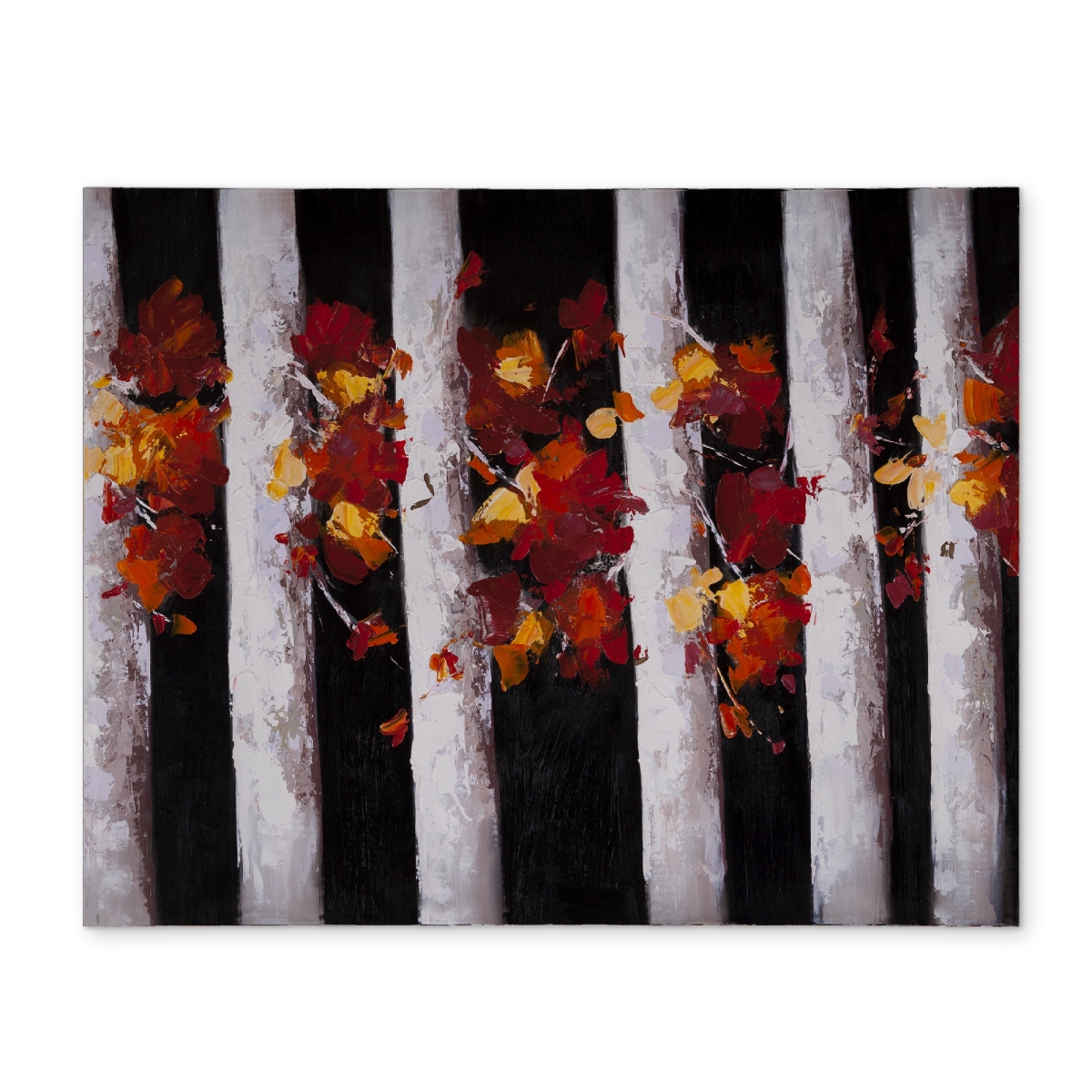 Picture of Begin Home Decor CPPM14183JYLF7 14 x 18 in. Trees & Fall Leaves White Polyester Placemat - Home Decor