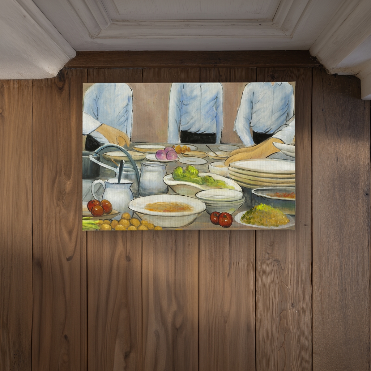 CODM1724ADPY1K 17 x 24 in. Cook Chefs At Work Mat - Indoor Outdoor Gastronomy Decor