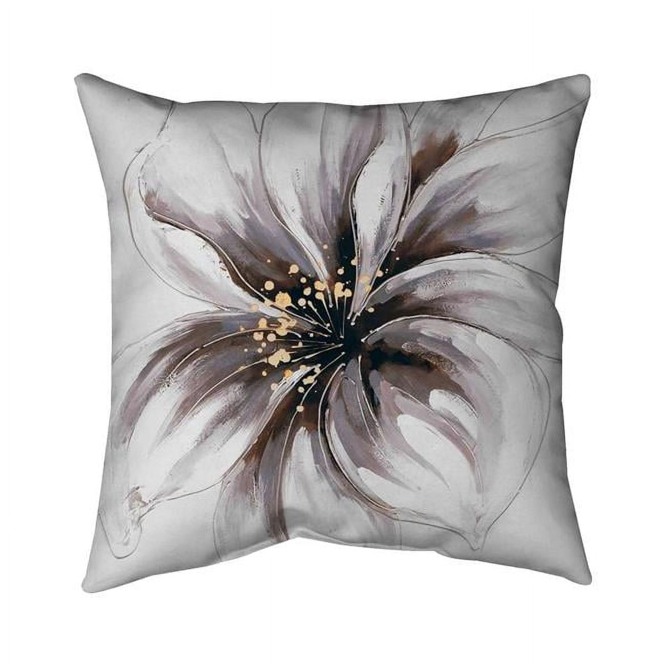 18 x 18 in. Purple Orchid-Double Sided Print Indoor Pillow