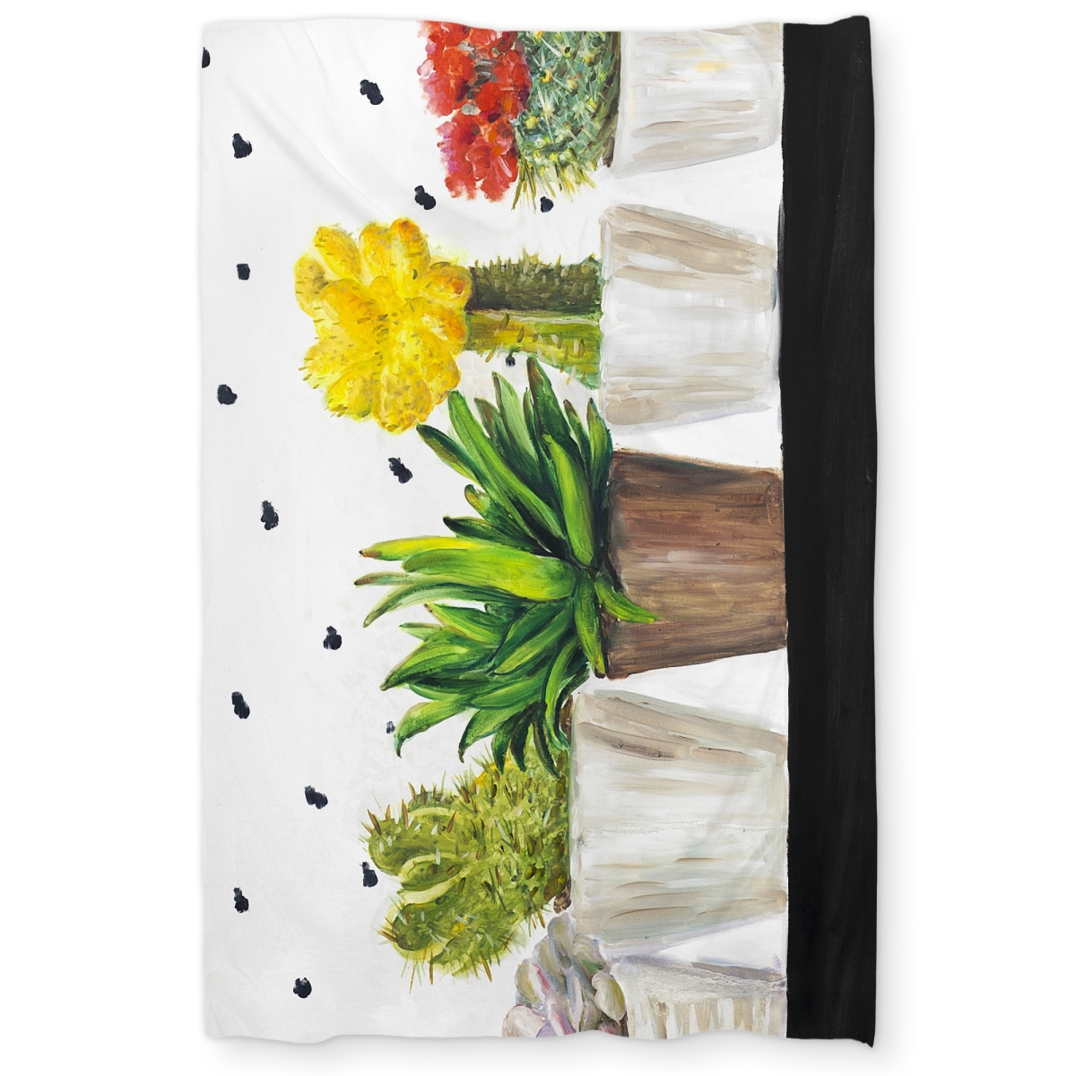 C1DCTXLW8E4B30 Twin Extra Long Small Cactus & Succulents Duvet Cover - Home Decor Accessory