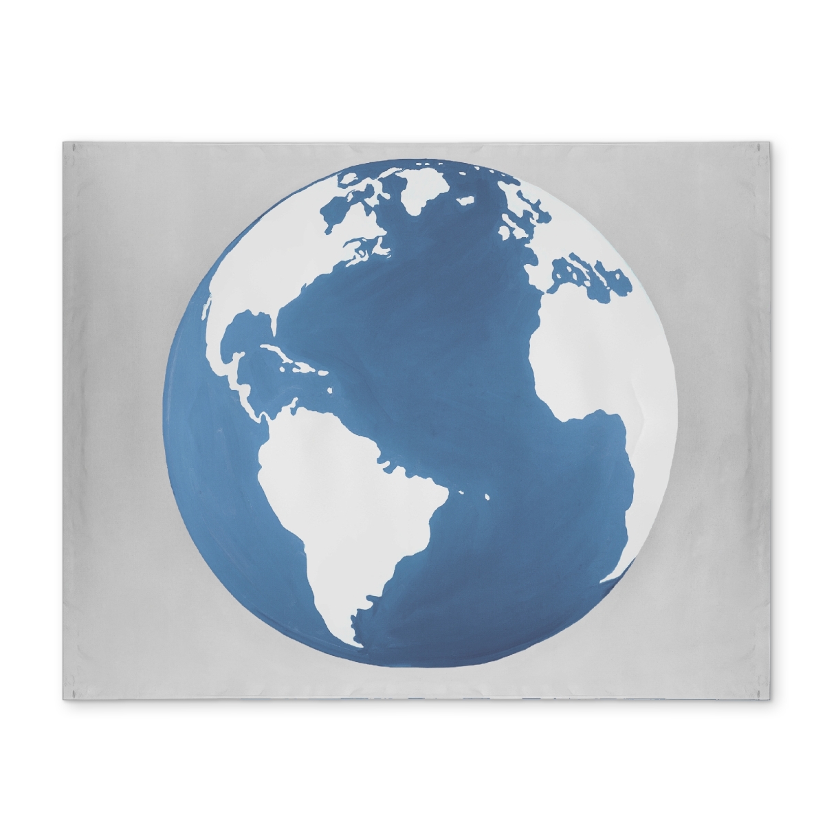 Picture of Begin Home Decor CPPM1418VRTPNB 14 x 18 in. Blue Earth Satellite View Placemat - Polyester Home Decor
