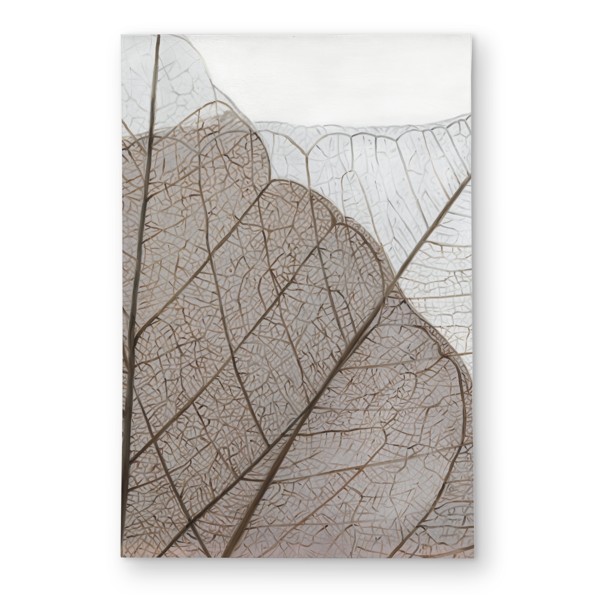 C1ROAR23XL4E6B 2 x 3 ft. Translucent Dried Leaves Rug - Hyperrealist Botanical Decor - Rectangle