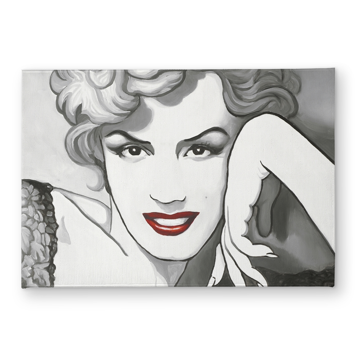 CODM1724PVKGR5 17 x 24 in. Vintage Style Marilyn Monroe Red Door Mat - Home Decor