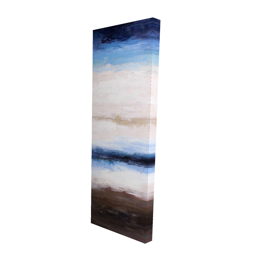 2080-4816-CO30 16 x 48 in. Shade of the Sea Modern Canvas - Bedroom Wall Art Decor
