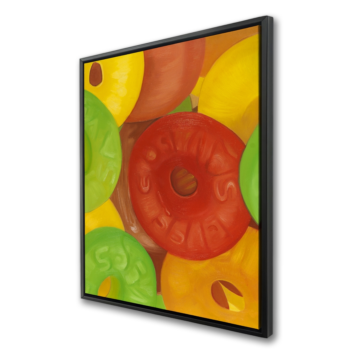 C1FC3648RHOYIX 36 x 48 in. Colorful Jujubes Still Life Food Canvas - Home Decor Art