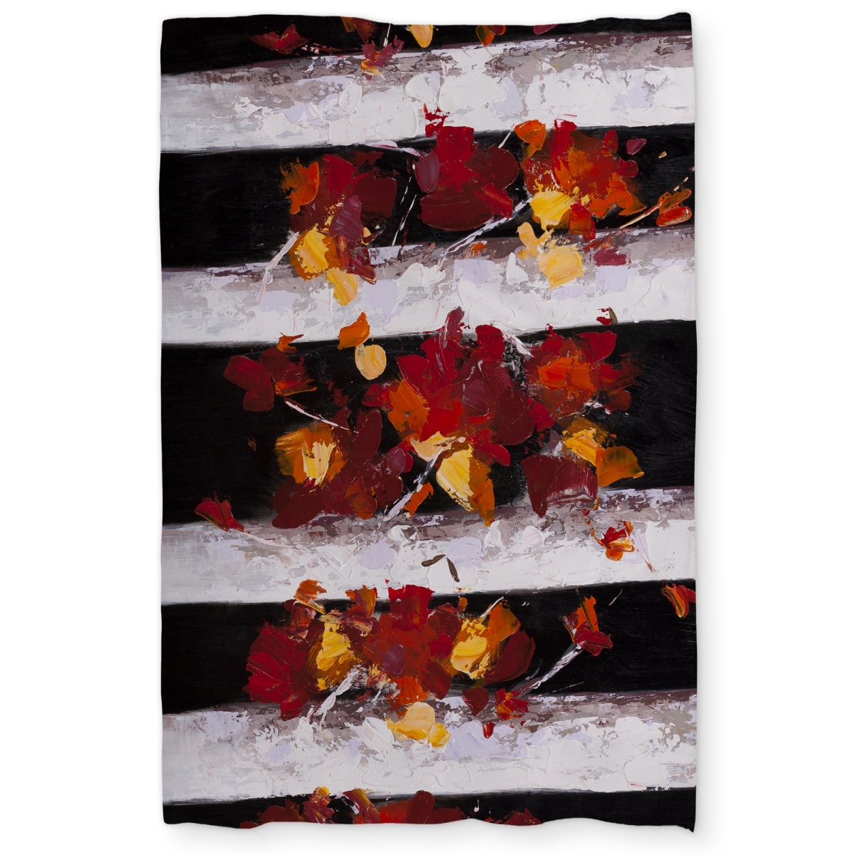 C1DCTSW0E58N0N Twin Size Trees & Fall Leaves Duvet Cover - Office Decor Elegance
