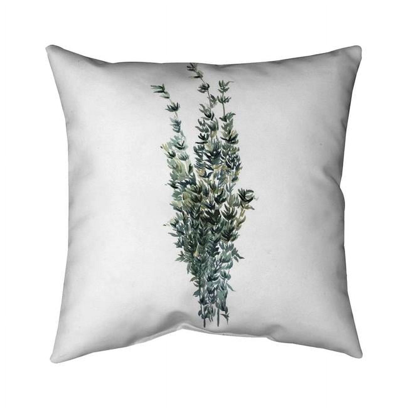 18 x 18 in. Thyme Leaves Bundle-En-Double Sided Print Indoor Pillow