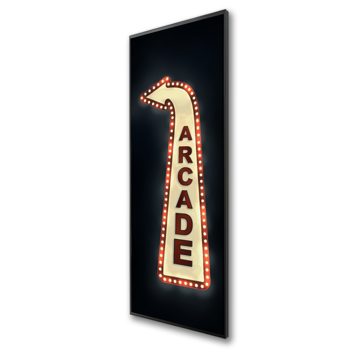 C1FC2060NDZKDV 20 x 60 in. Arcade - Framed Canvas Man Cave Decor for Home - Unique Art