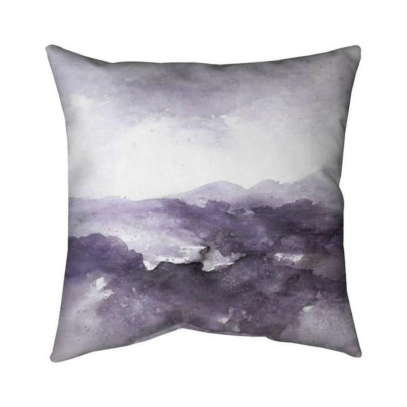 20 x 20 in. Purple Cloud-Double Sided Print Indoor Pillow