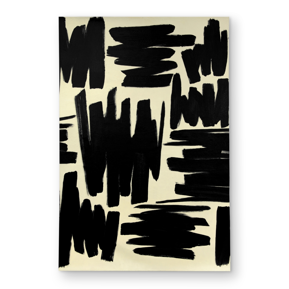 C1ROAR46BONMIM 4 x 6 ft. Deconstructed Stripes - Abstract Man Cave Outdoor Area Rug - Rectangle