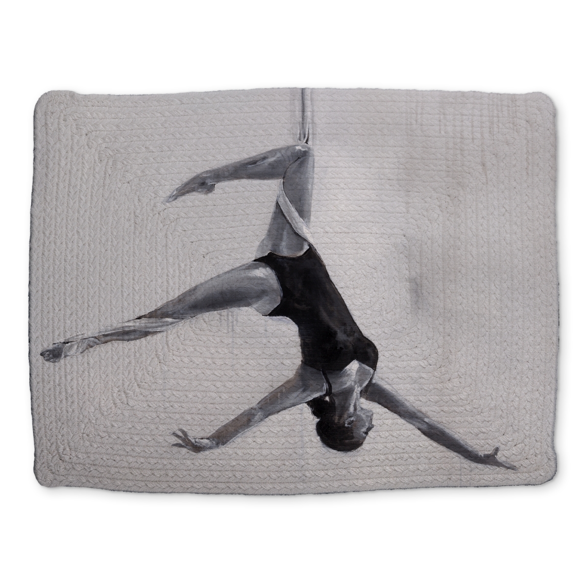 Picture of Begin Home Decor CBPM1418EOPXD1 14 x 18 in. Dancer on Aerial Silks Polyester Placemat - Sports Home Decor