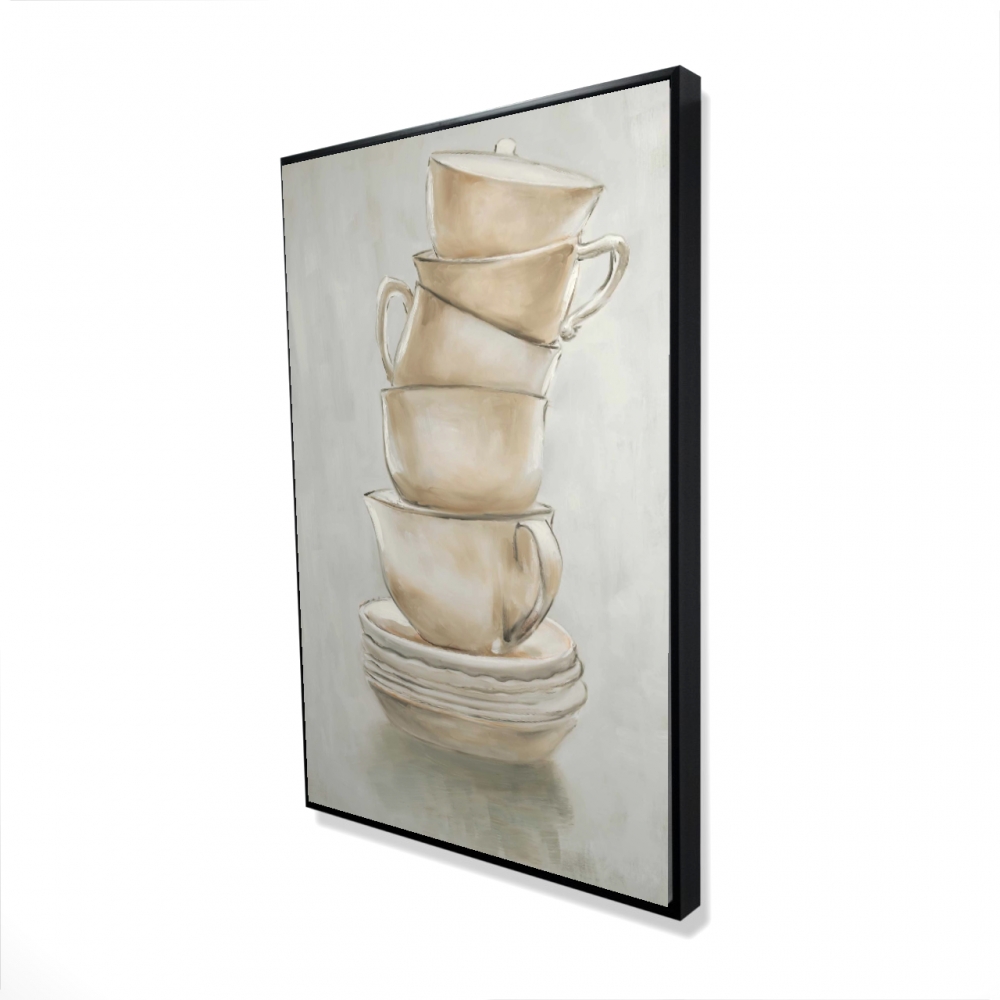 2081-3624-SL18 24 x 36 in. Coffee Mugs - Kitchen Canvas Art for Home Decor - Unique Design