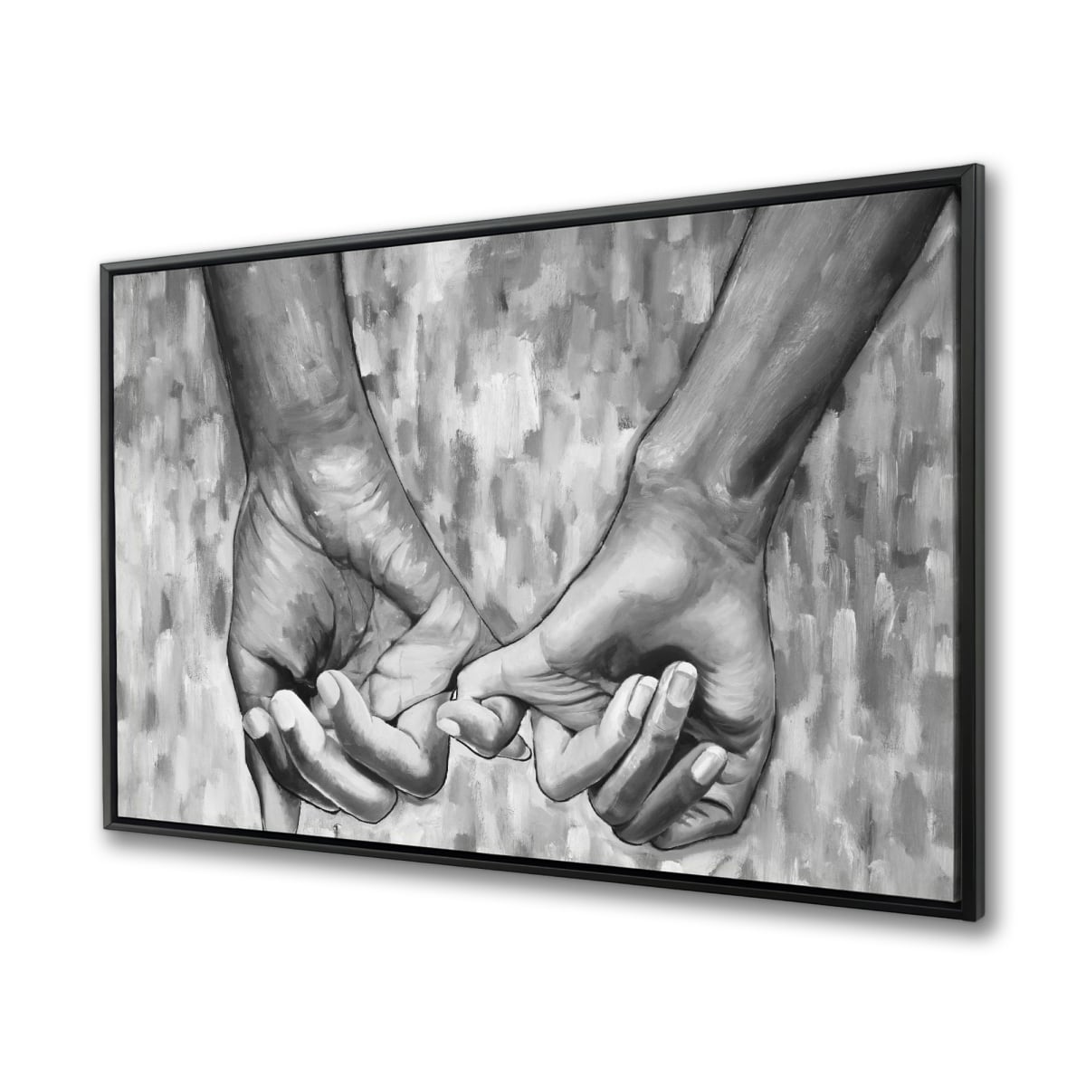 C1FC3648W5EK6M 36 x 48 in. Connected - Woman Figurative Framed Canvas for Home Decor