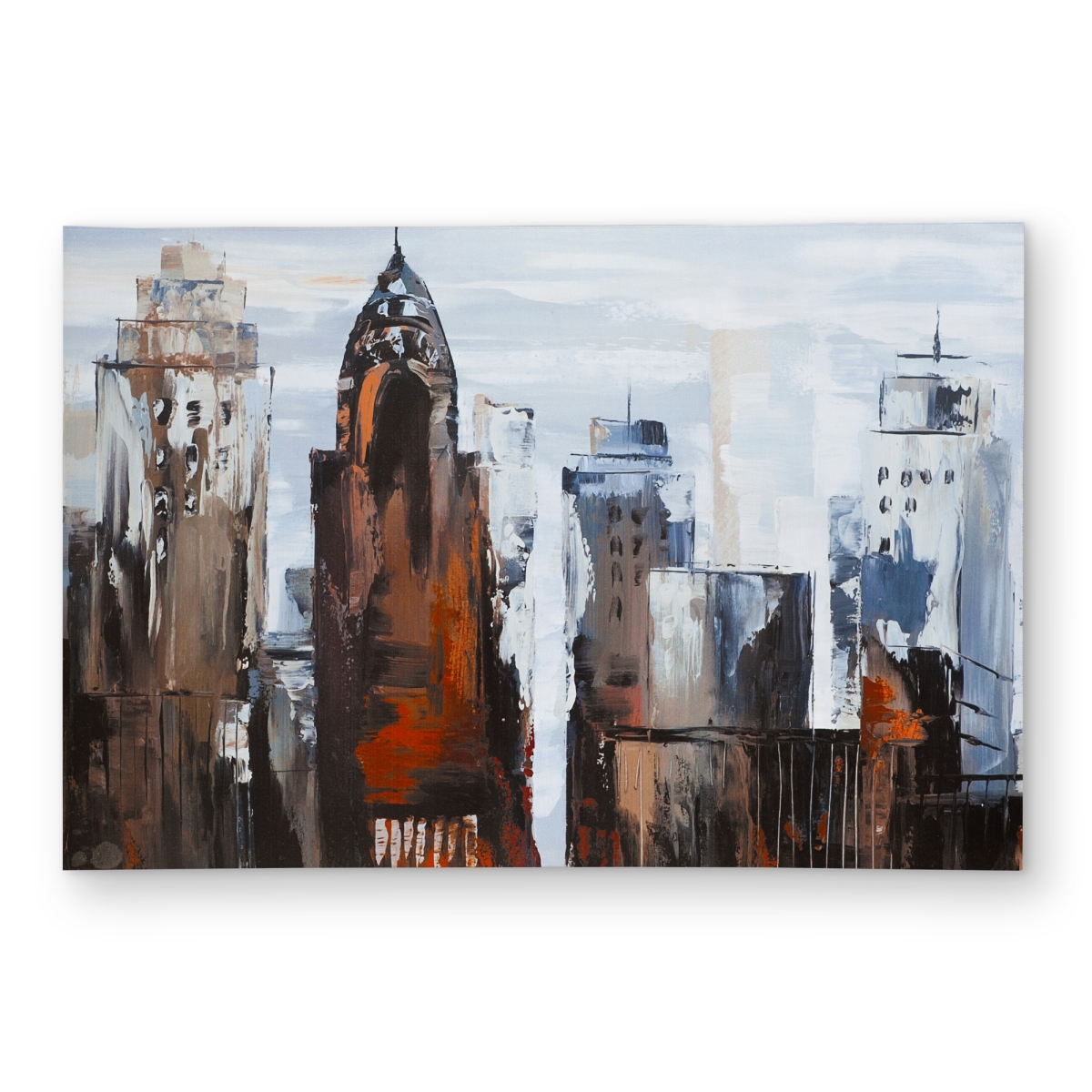 C1ROAR23NV5C16 2 x 3 ft. Gray Day in the City - Building Cities Outdoor Area Rug - Rectangle