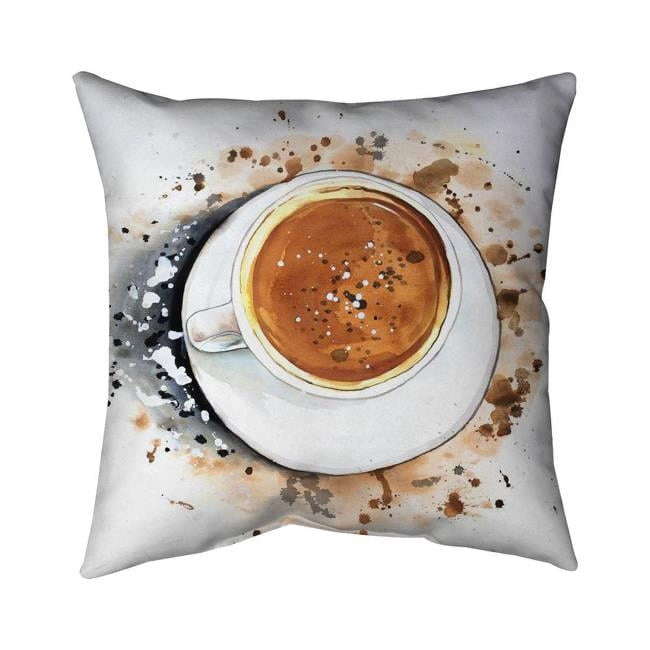 20 x 20 in. Cappuccino Refreshing-Double Sided Print Indoor Pillow