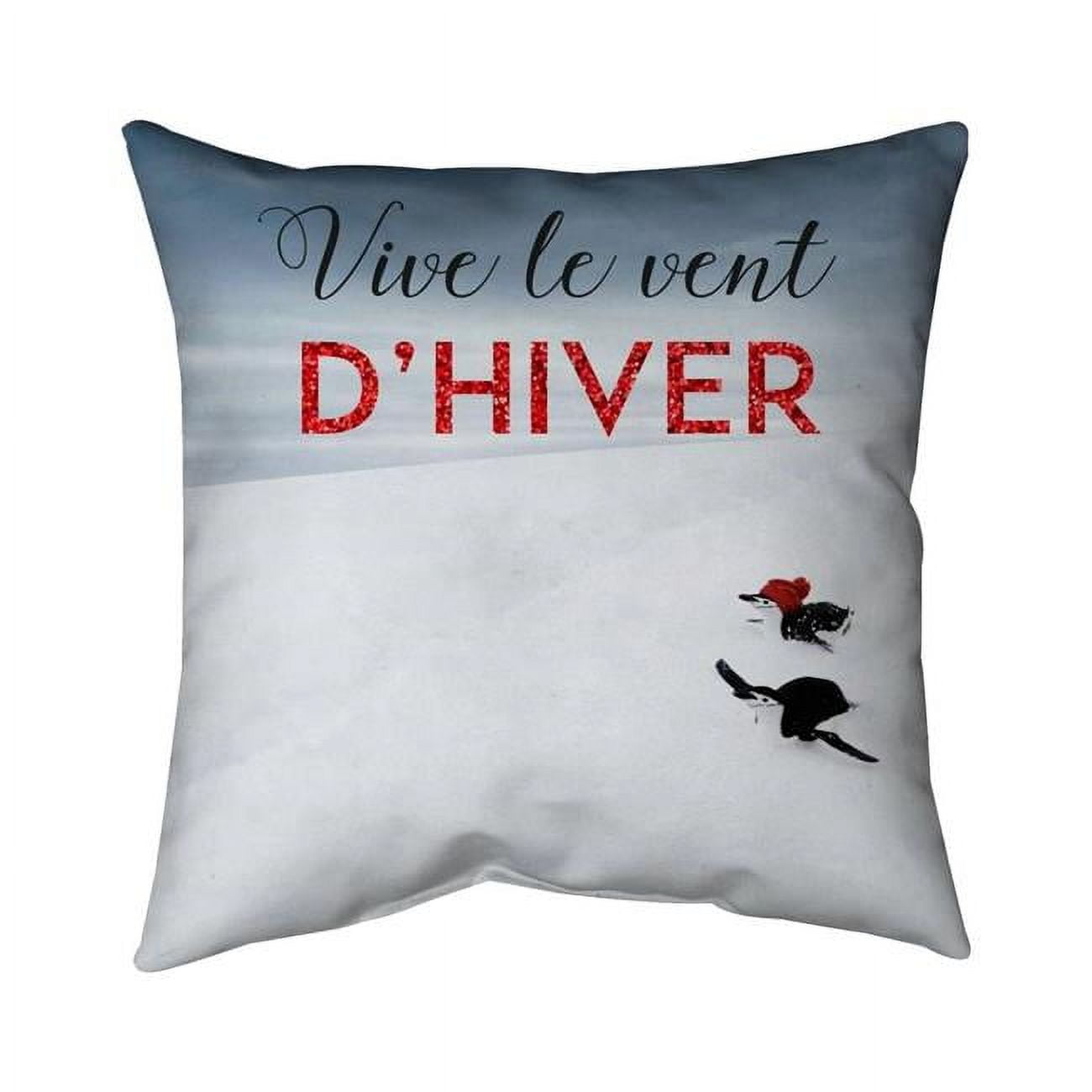 20 x 20 in. Jingle All The Way-Double Sided Print Indoor Pillow