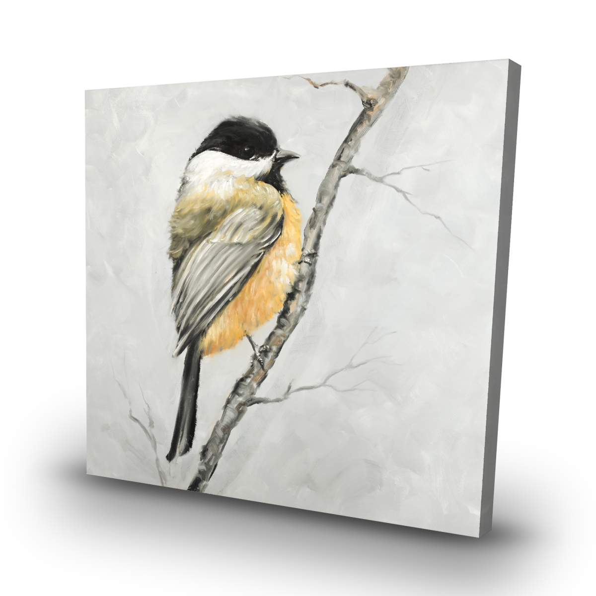 C1RC32325E6B5Q 32 x 32 in. Small Coal Tit - Office Contemporary Canvas - Home Decor Art