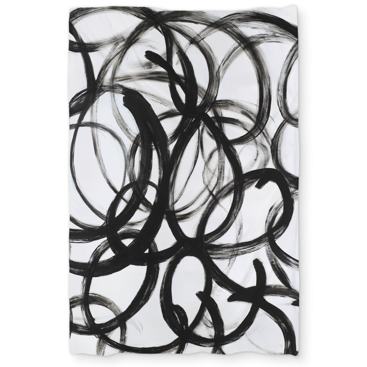 C1DCTXLWZ0HPYX Twin Extra Long Abstract Curly Lines Minimalist Pattern Duvet Cover - Home Decor