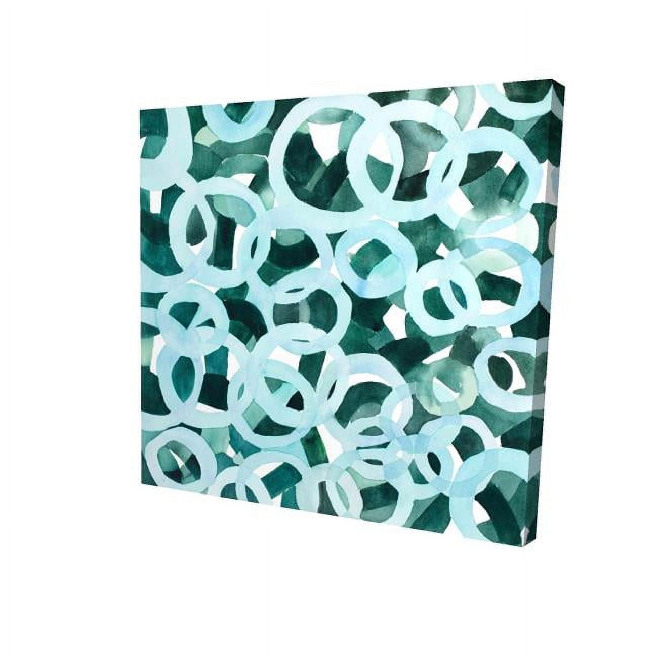 2080-3232-AB46 32 x 32 in. Abstract Circles-Print on Canvas