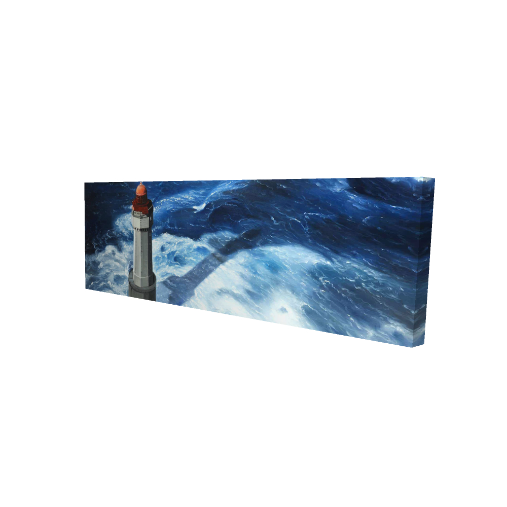 2080-2060-CO77 20 x 60 in. The Headlight of Jument - Architecture Bedroom Canvas Decor