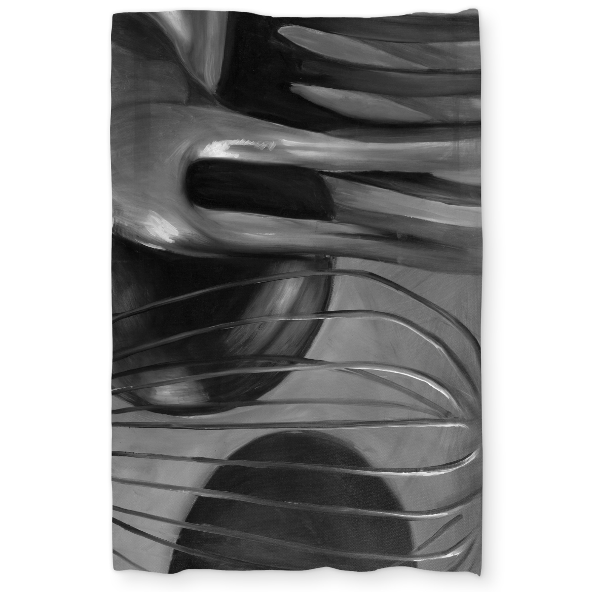 C1DCTXLWSF7JBS Twin Extra Long Black Monochrome Duvet Cover - Stylish Kitchen Tools Decor