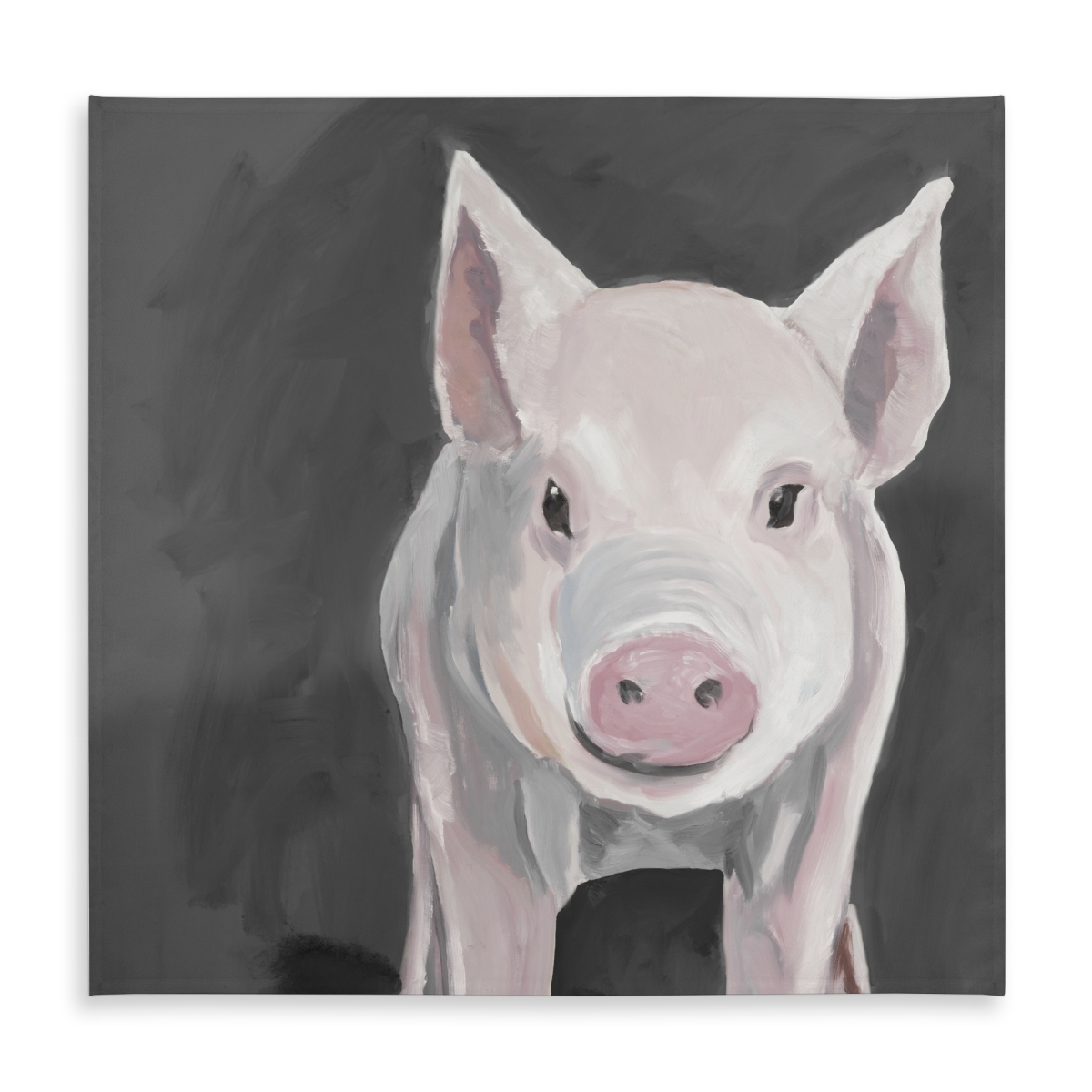 Picture of Begin Home Decor C1TC5858H0APRA 58 x 58 in. Little Piglet Rustic Farm Animal Tablecloth - Indoor & Outdoor Decor