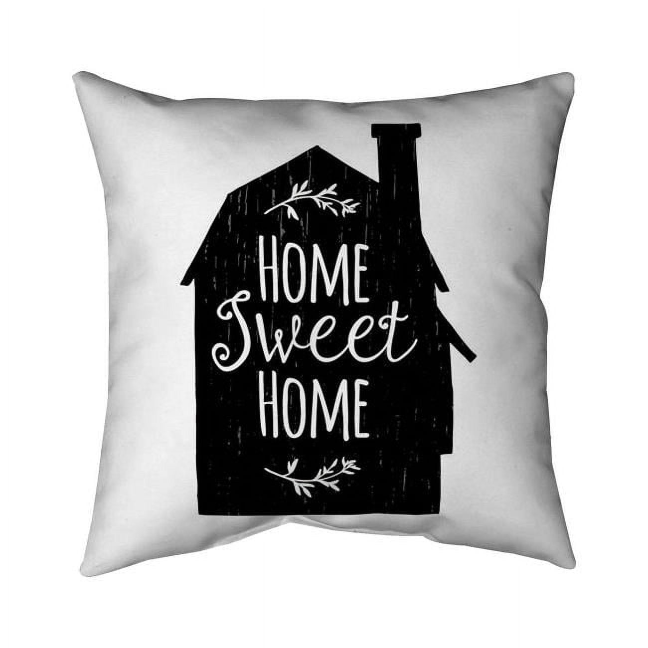 20 x 20 in. Home Sweet Home-Double Sided Print Indoor Pillow