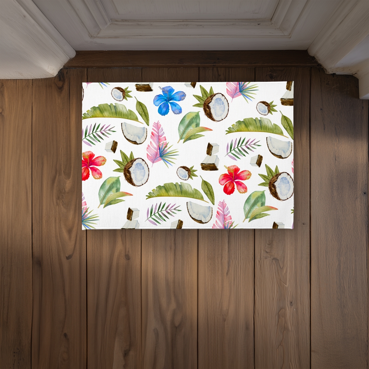 CODM1724M8VM76 17 x 24 in. Tropical Pattern - Exotic Indoor & Outdoor Door Mat for Home Decor