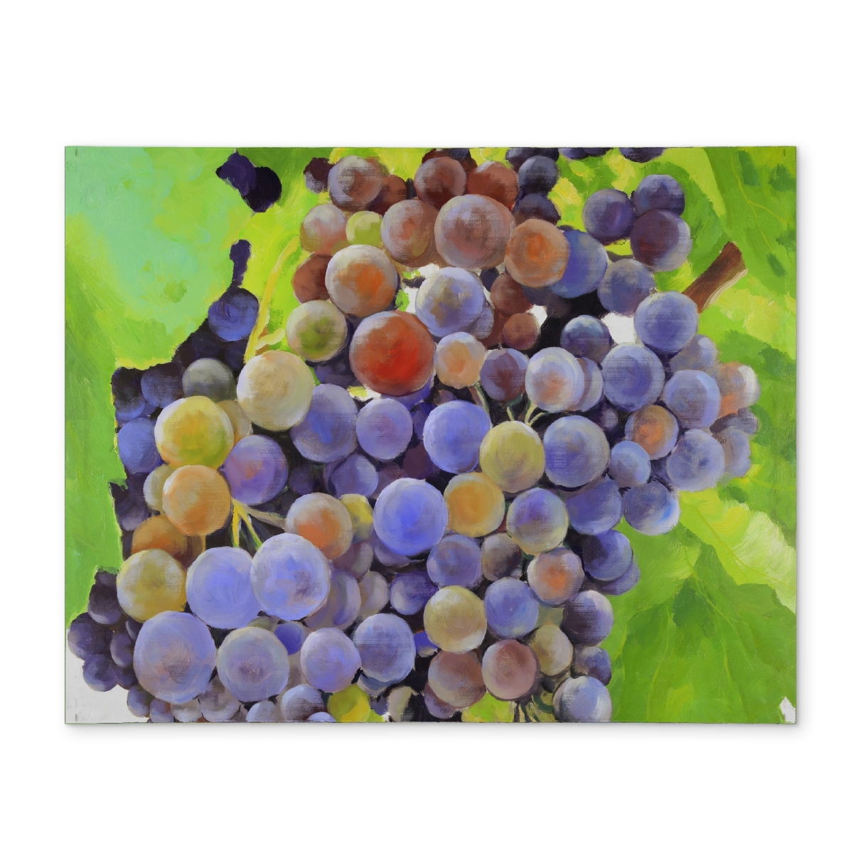 Picture of Begin Home Decor CPPM1418OGQCFR 14 x 18 in. Purple Grapes Polyester Placemat - Home Decor Dining Accent