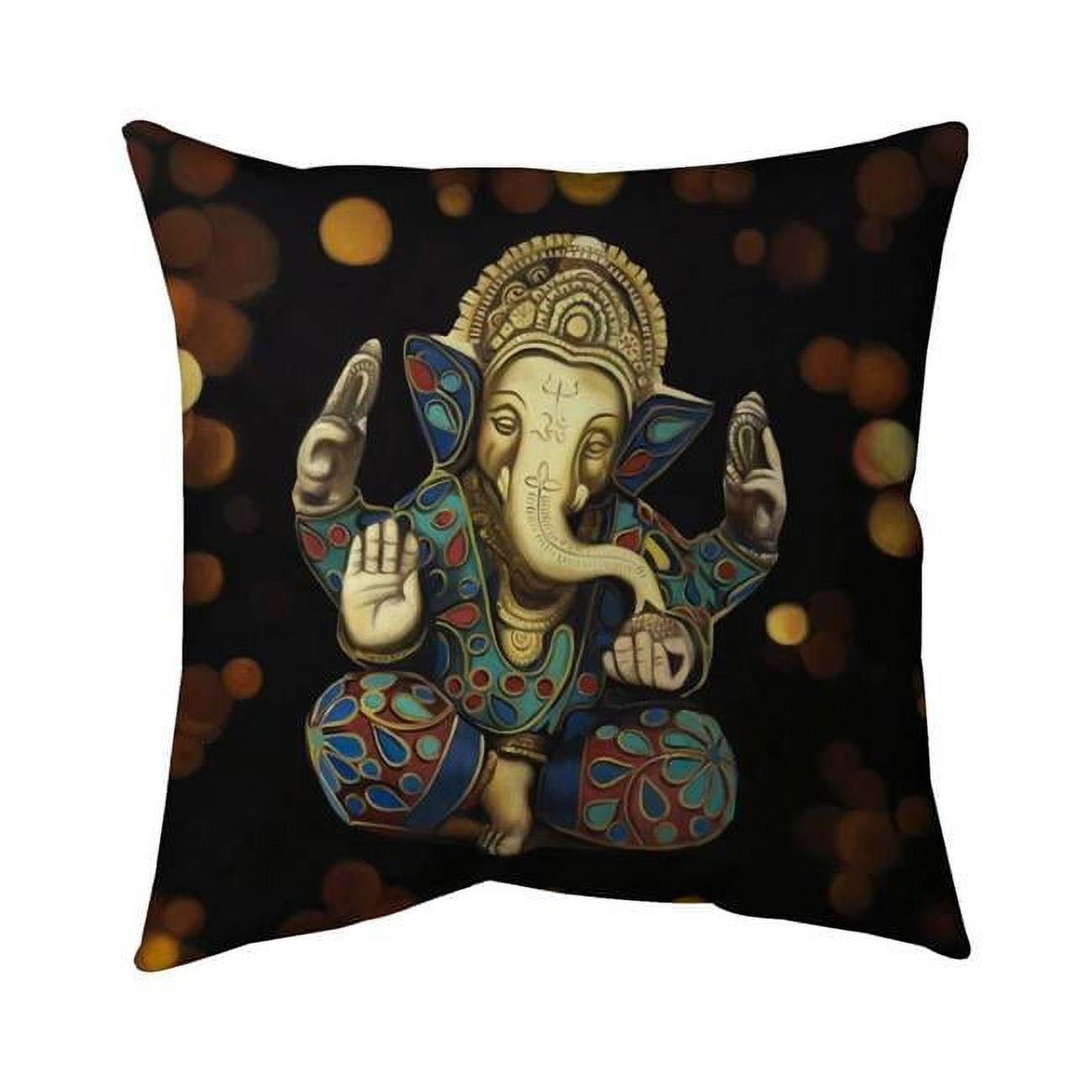 20 x 20 in. Ganesh-Double Sided Print Indoor Pillow