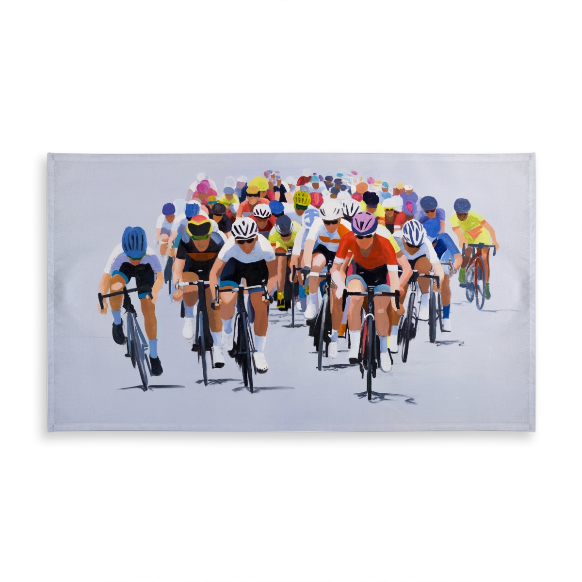 Picture of Begin Home Decor C1TCLRGEXAMYGN 58 x 102 in. Cycling Competition Tablecloth - Blue Indoor & Outdoor Decor