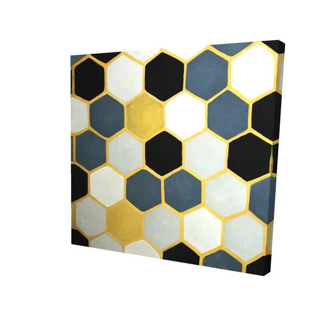 32 x 32 in. Blue Cells-Print on Canvas
