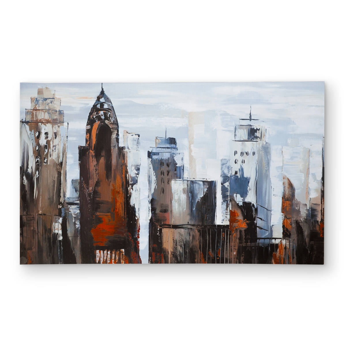 C1ROAR358O8MF5 3 x 5 ft. Gray Day in the City - Outdoor Area Rug for Home Decor - Rectangle