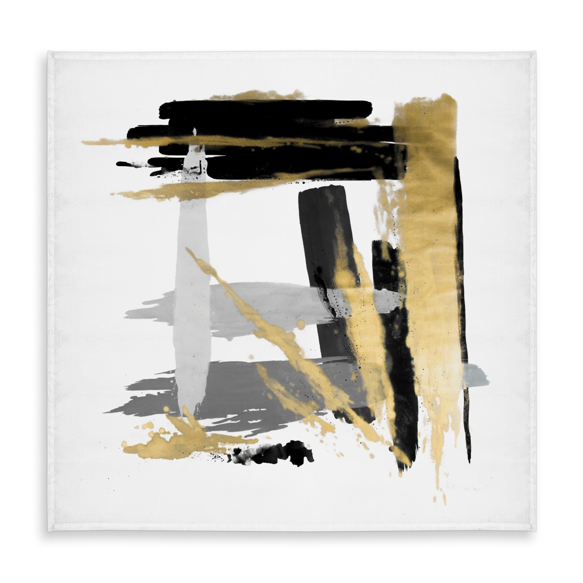 Picture of Begin Home Decor C1TC5858ZHFUHM 58 x 58 in. Shapes Bedroom Minimalist Tablecloth - Brush Strokes Decor