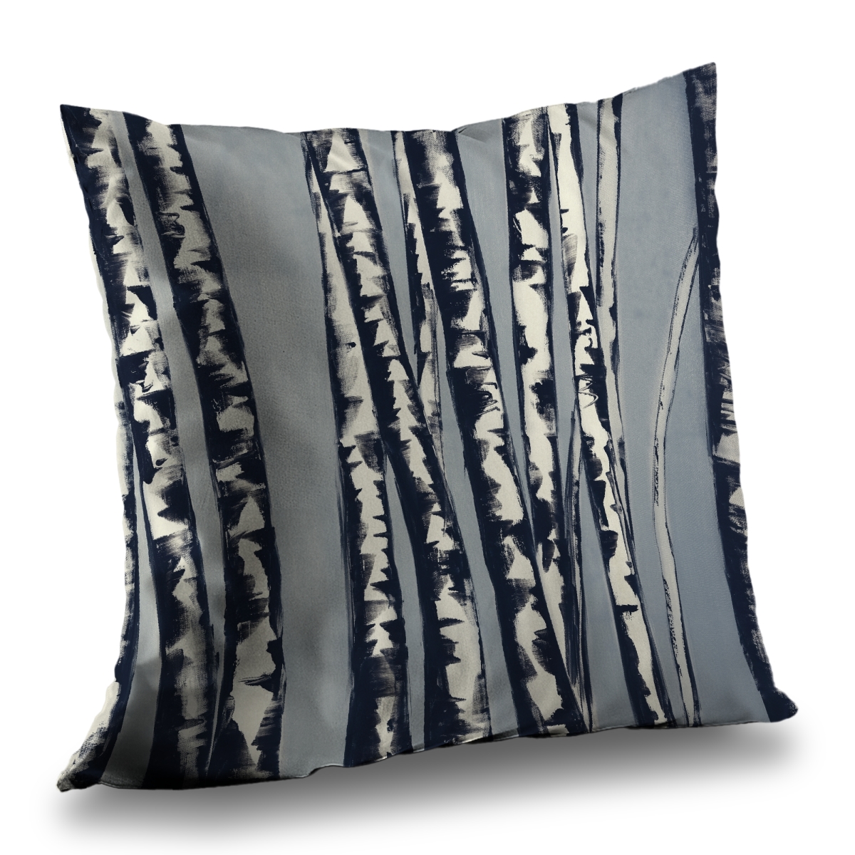 C1PT1414862712 14 x 14 in. Abstract Birch Forest Beige Rustic Throw Pillow - Home Decor