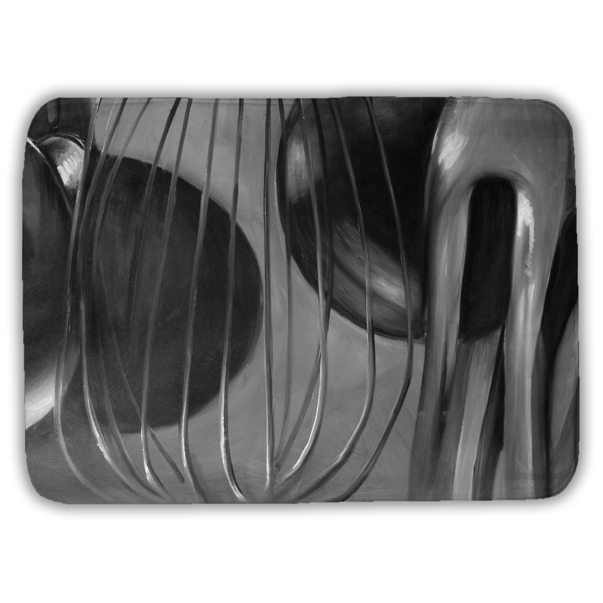C1BM17244L41NI 17 x 24 in. Object Black Bath Mat - Stylish Kitchen Tools for Home Decor