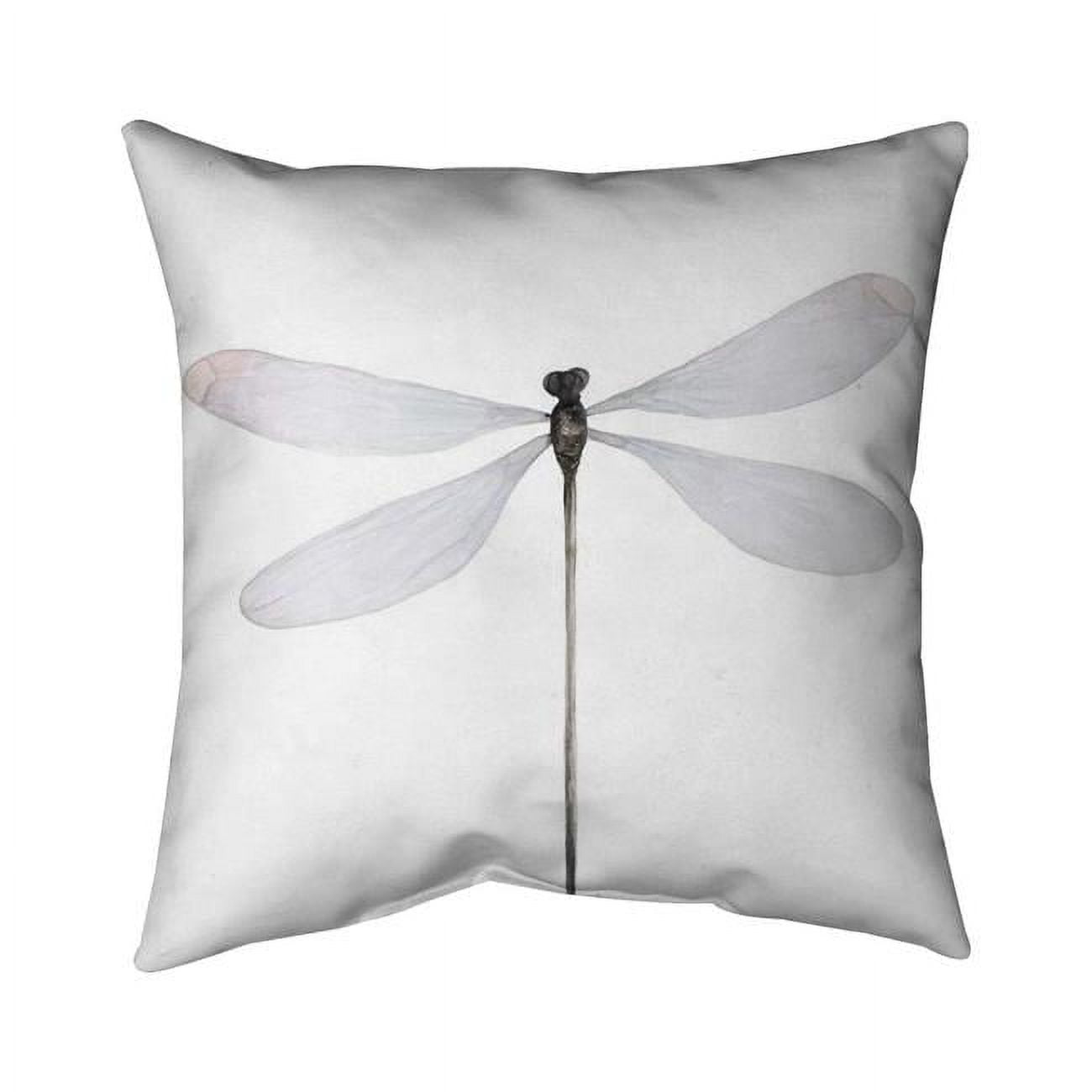 26 x 26 in. Minimalist Dragonfly-Double Sided Print Indoor Pillow