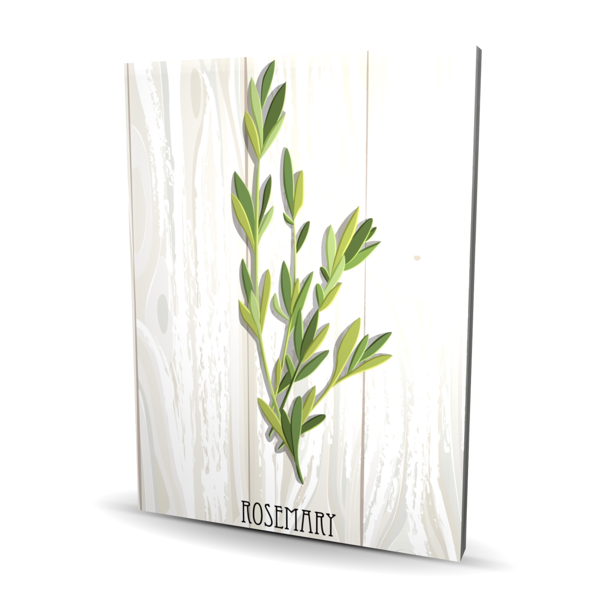 C1RC36488D8URJ 36 x 48 in. Rosemary on Wood - Kitchen Illustrative Canvas for Home Decor