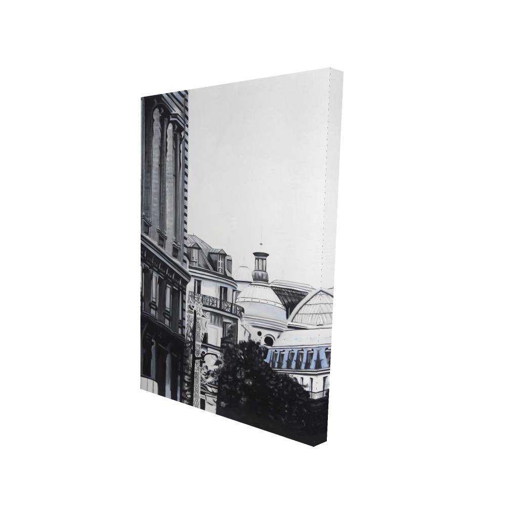 2080-3624-AR5 24 x 36 in. Historic Downtown Hyperrealist Building Canvas