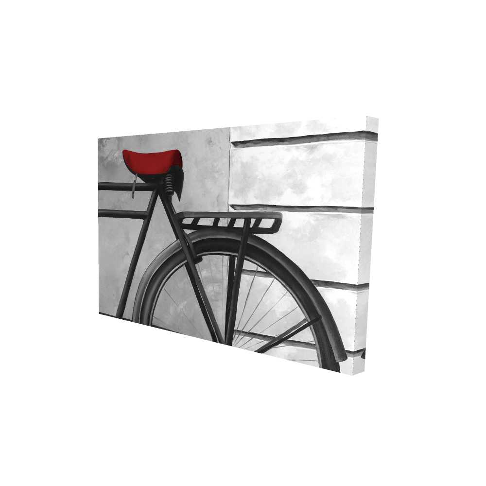 2080-2436-TR59-1 24 x 36 in. Rear Bicycle - Gray Office Canvas - Modern Art