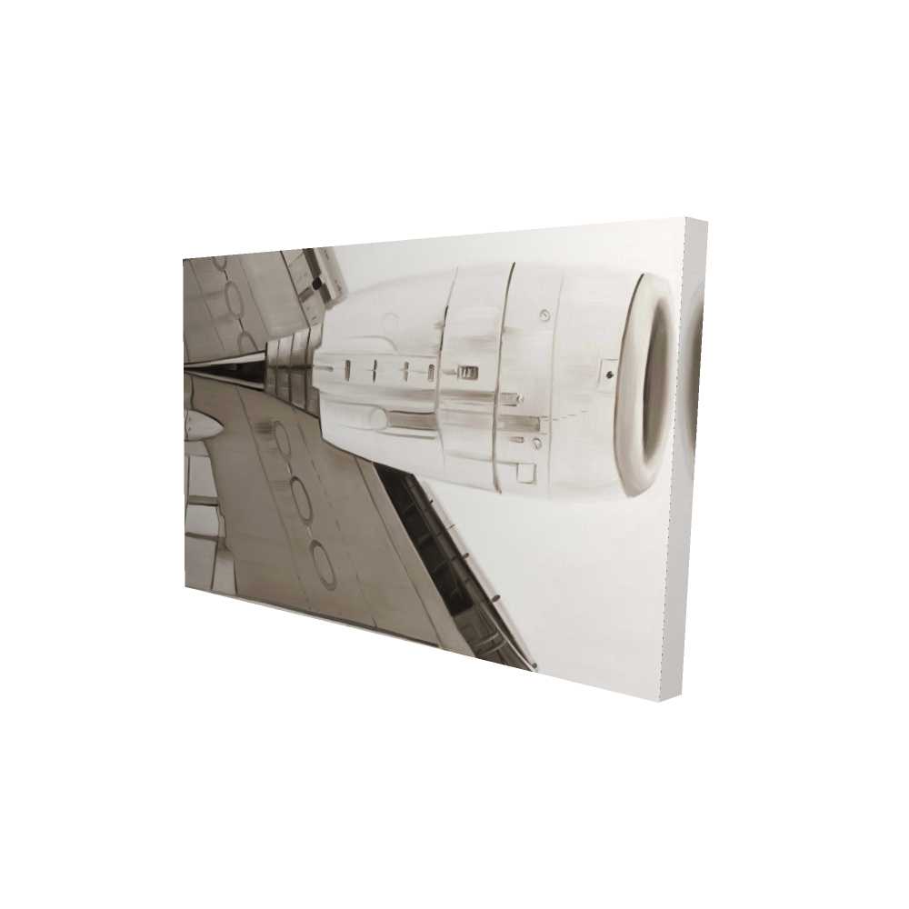 2080-2436-TR71-1 24 x 36 in. Underside - Industrial Aviation Canvas for Home Decor