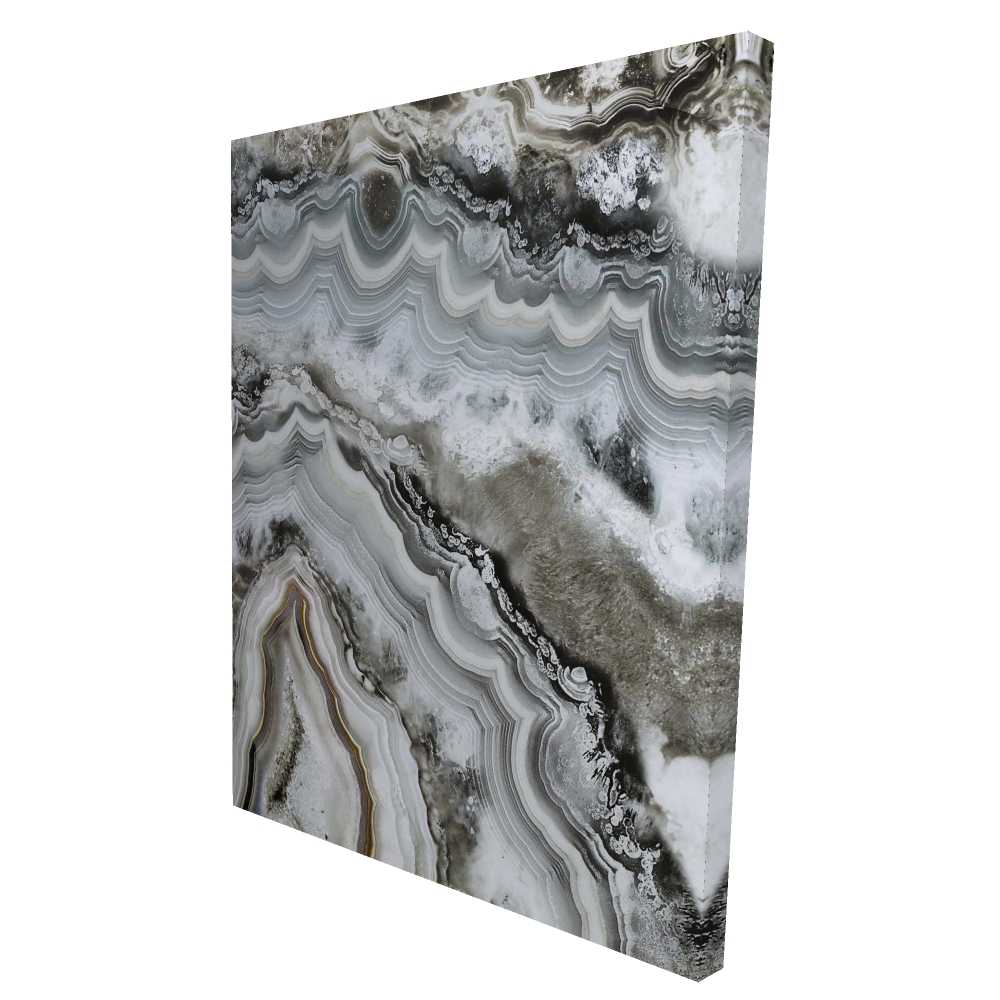 2080-4836-AB43 36 x 48 in. Abstract Geode - Minerals Abstract Canvas for Home Decor