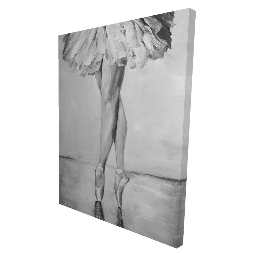 2080-4836-SP24 36 x 48 in. Ballet Classic Steps Canvas - Elegant Home Decor for Hobbies