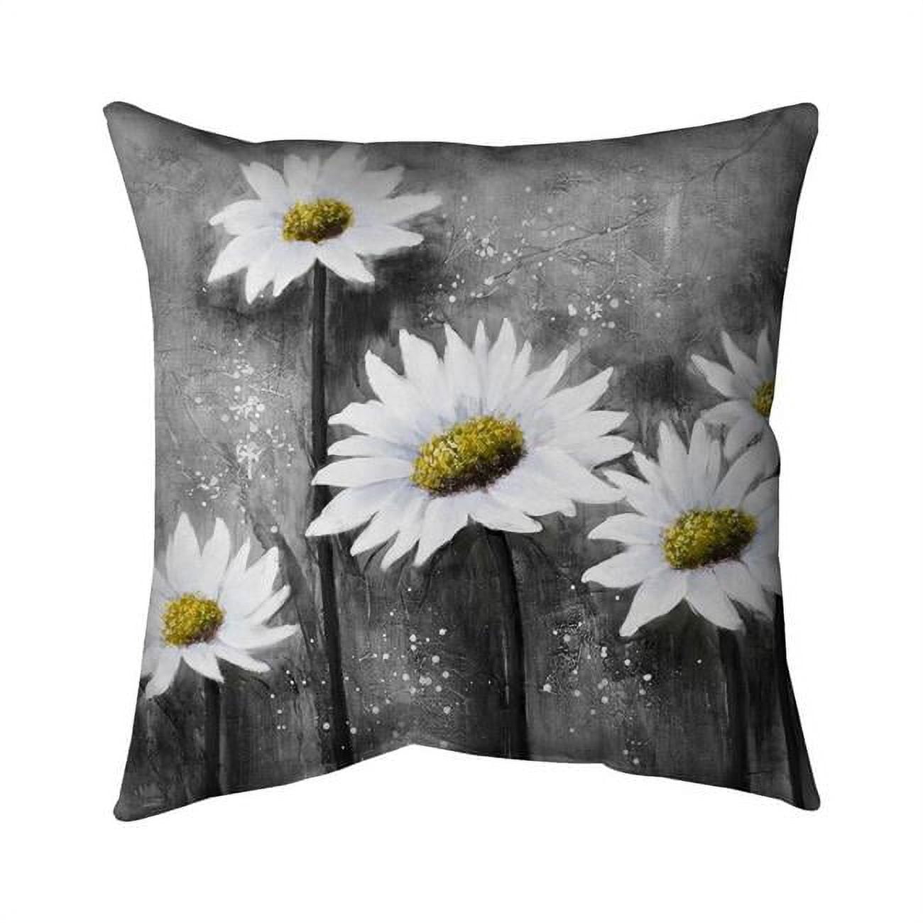26 x 26 in. Daisies-Double Sided Print Indoor Pillow