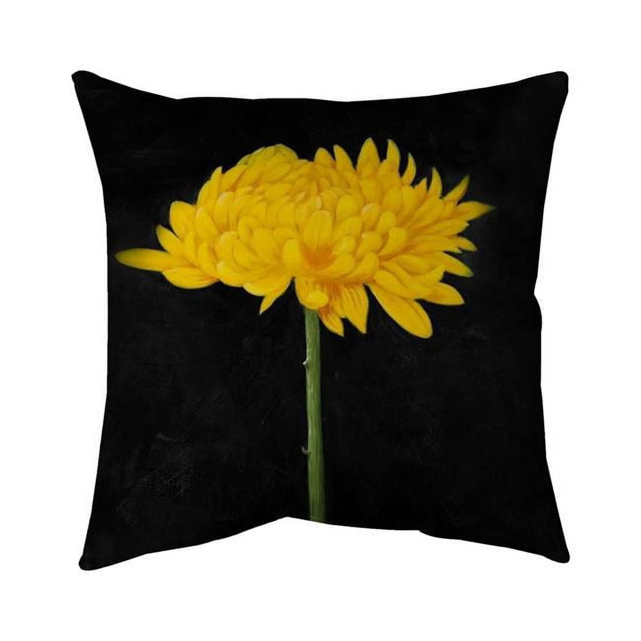 26 x 26 in. Chrysanthemum-Double Sided Print Indoor Pillow