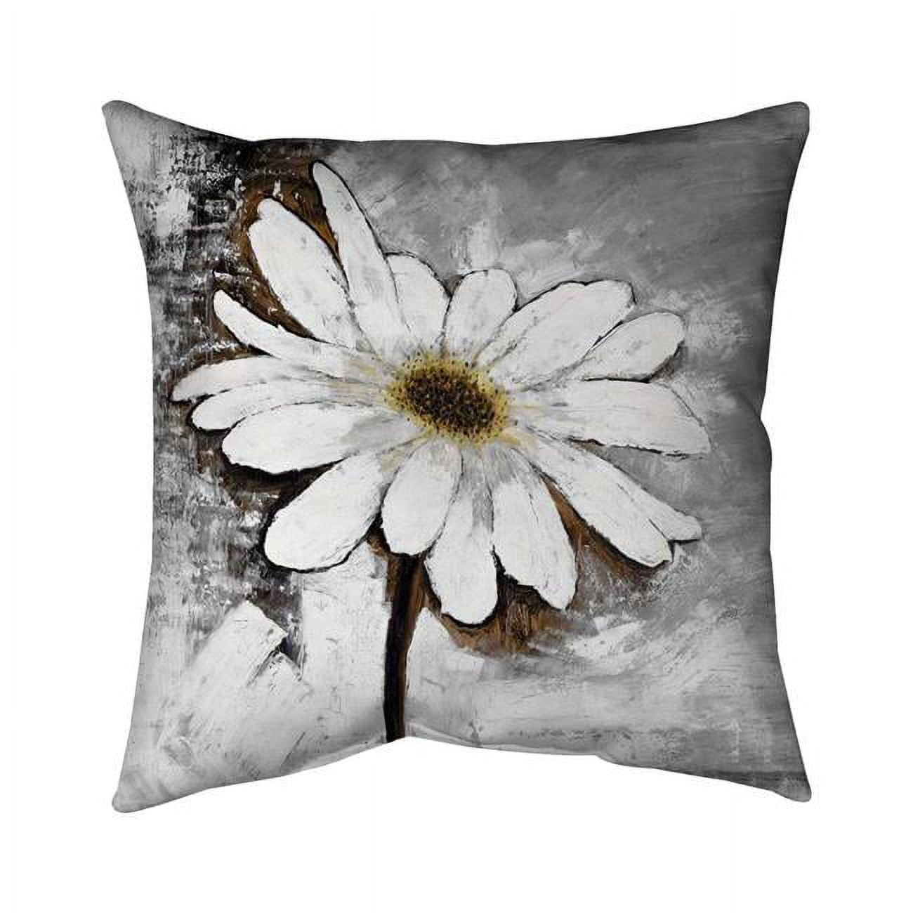 26 x 26 in. Abstract Daisy-Double Sided Print Indoor Pillow