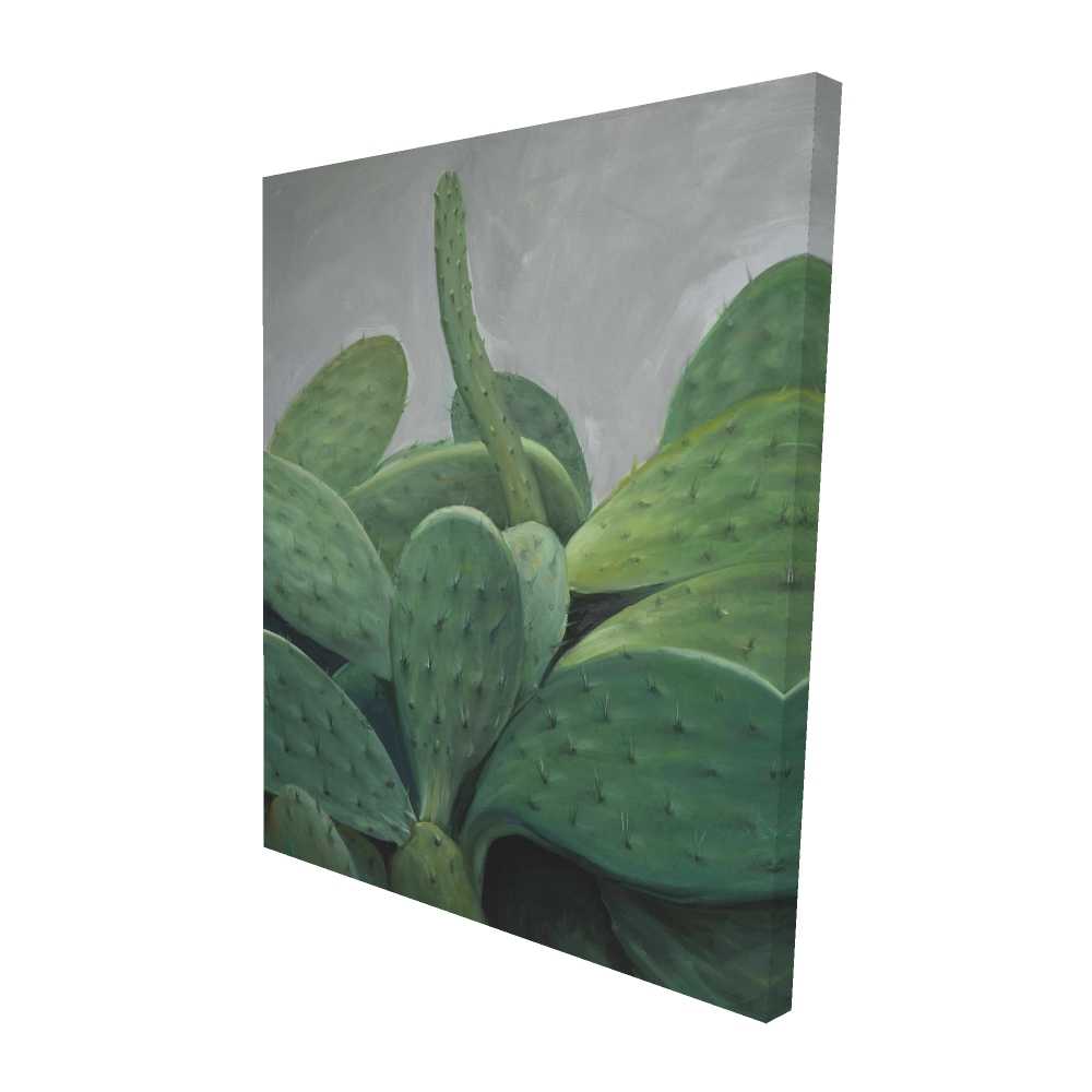 2080-6048-FL140 48 x 60 in. Cactus Bundle - Hyperrealist Bedroom Canvas for Home Decor